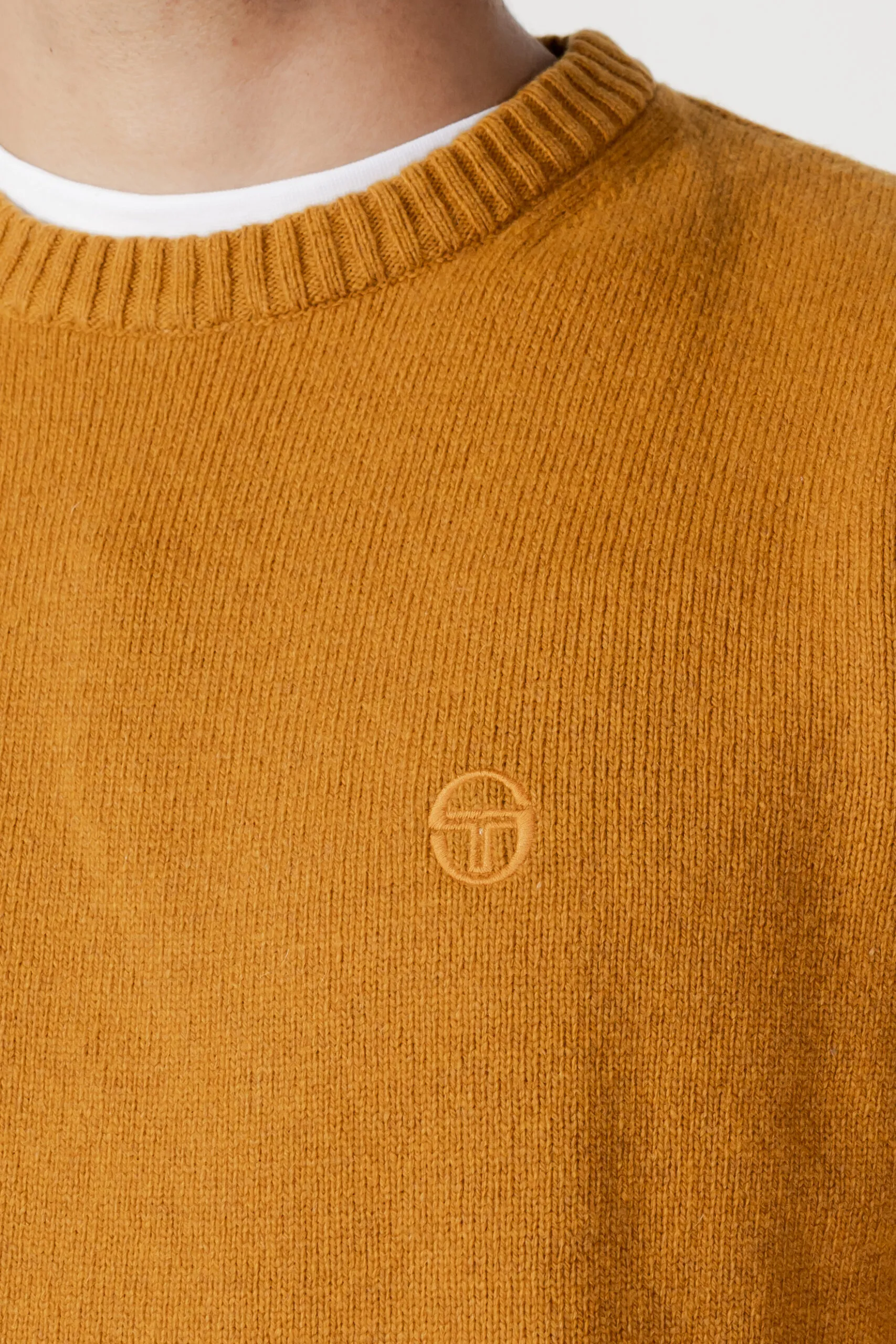Maglione SERGIO TACCHINI girocollo 70w 30a Ocra