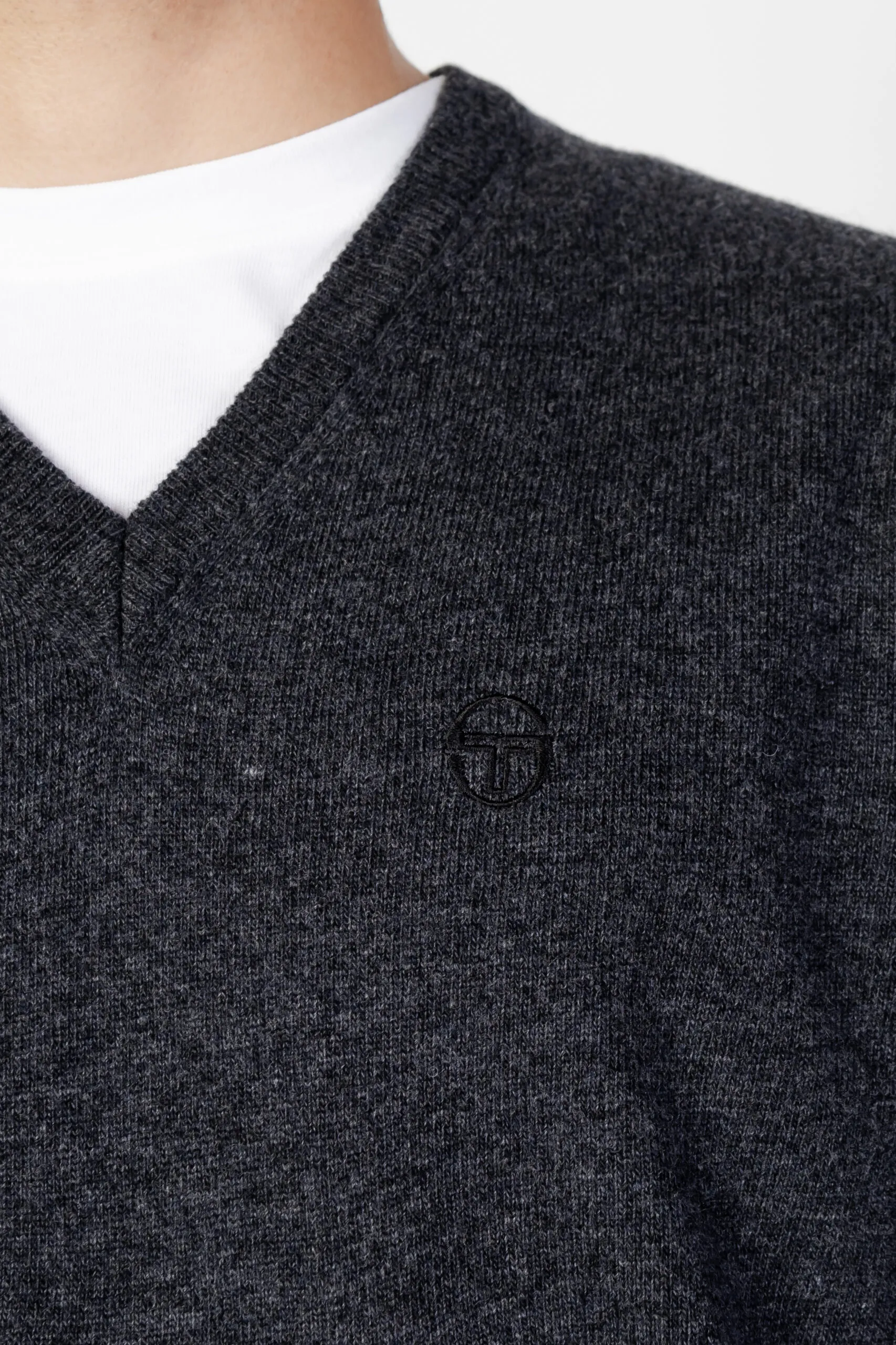 Maglione SERGIO TACCHINI v-neck 70w 30a Grigio