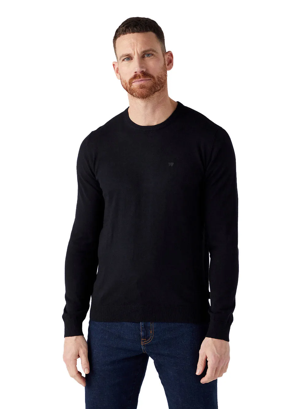 Maglione Uomo Nero con logo