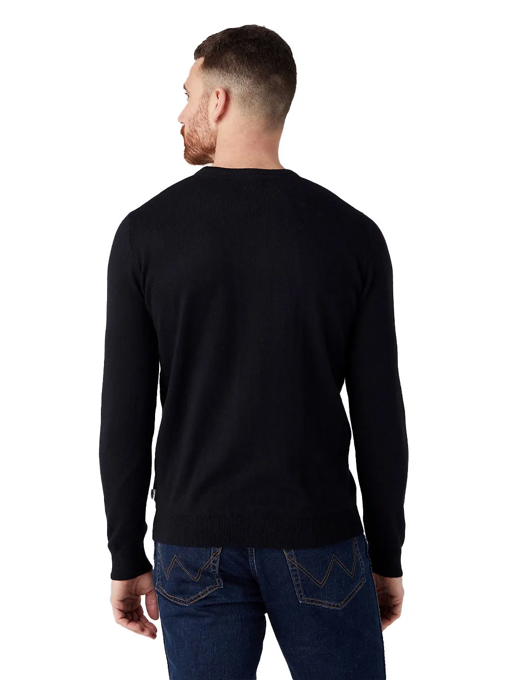 Maglione Uomo Nero con logo