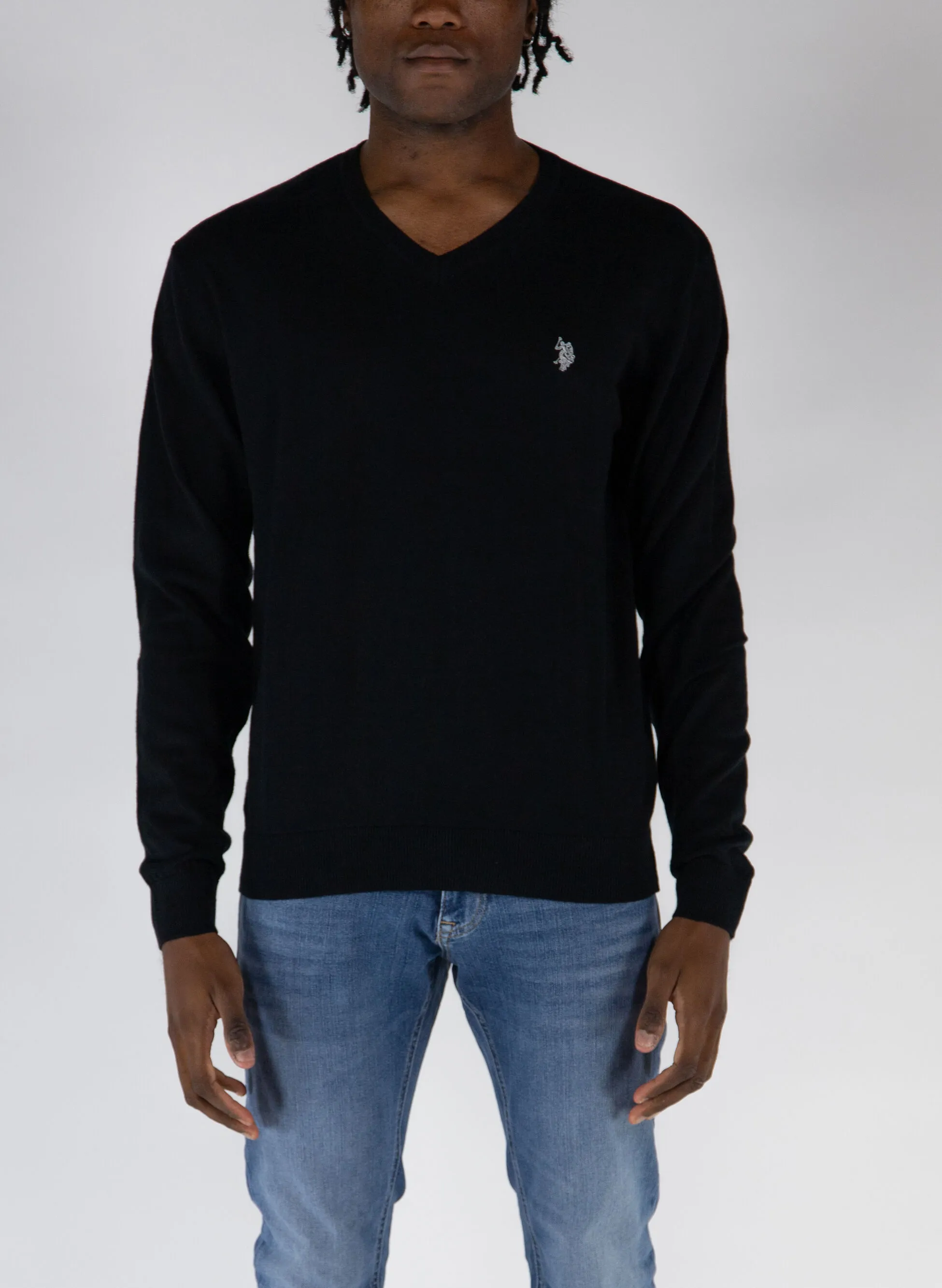 maglione vick collo a v