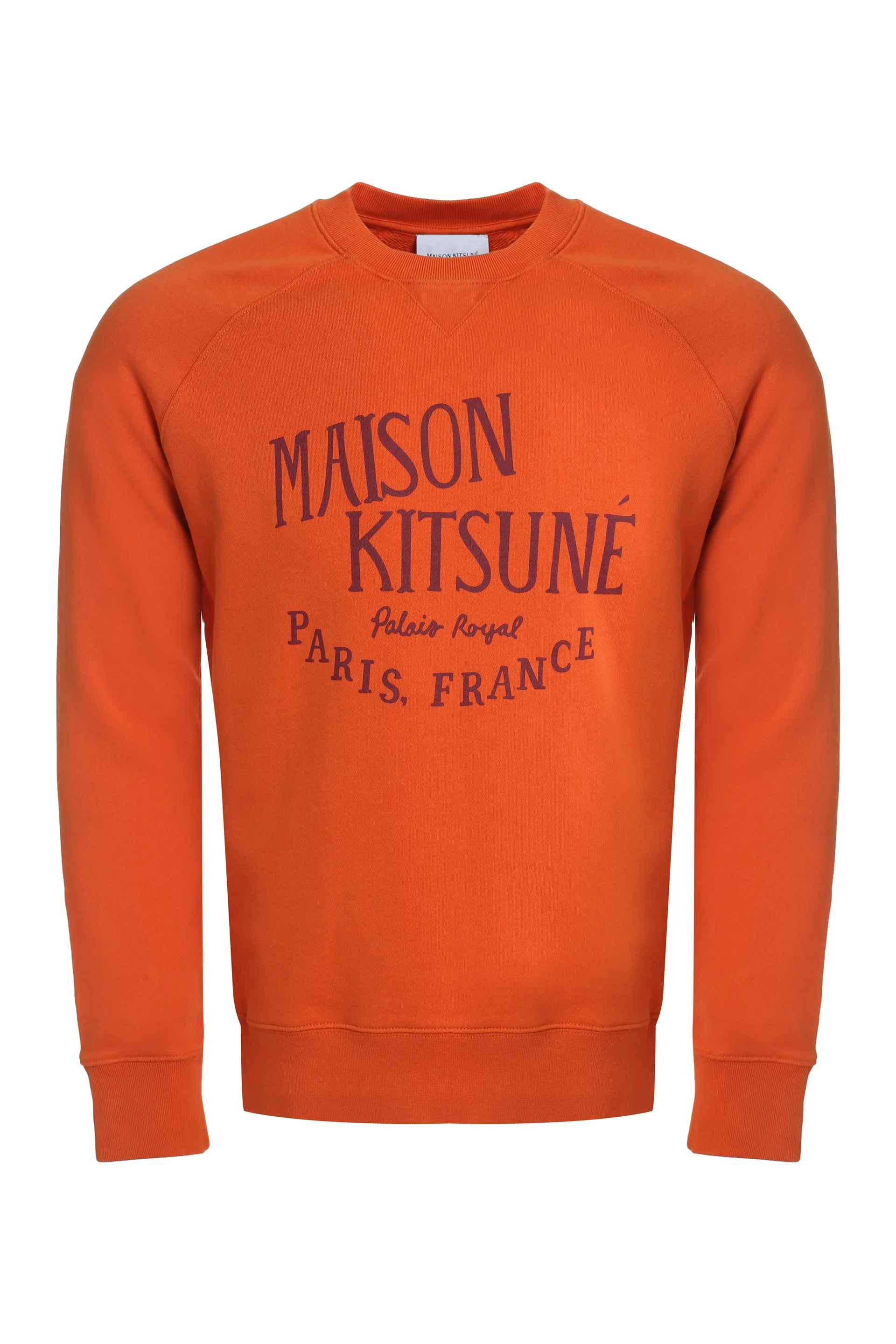 Maison Kitsuné Felpa girocollo in cotone