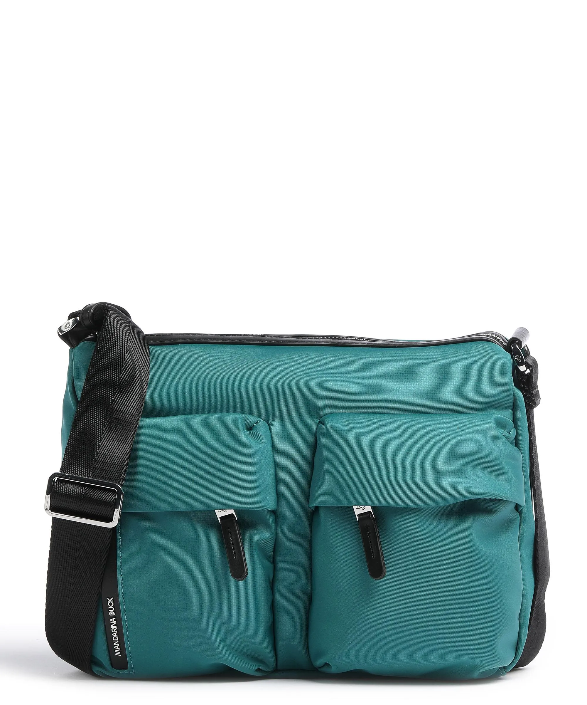  Mandarina Duck Hunter Borsa a spalla nylon verde blu  