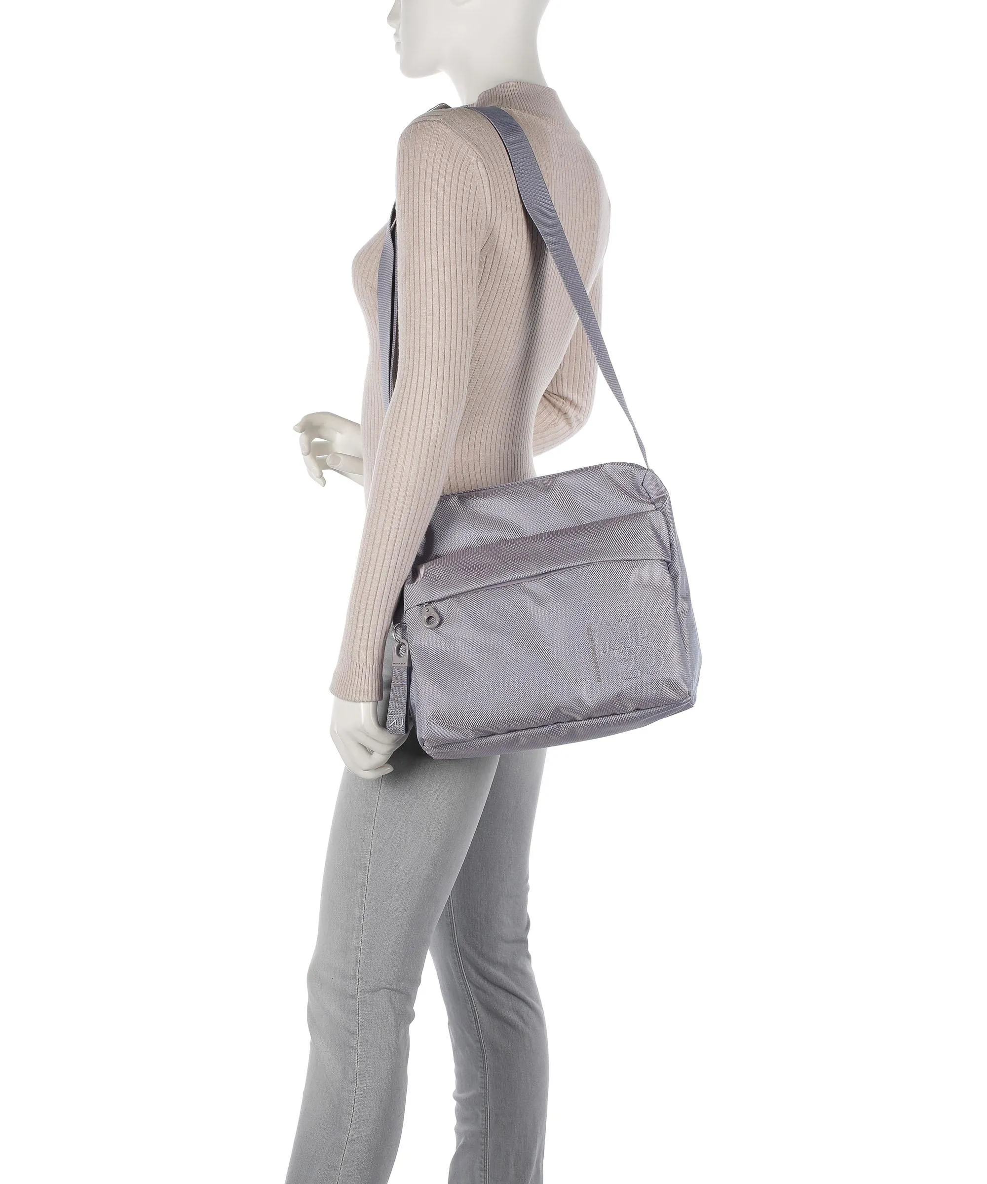  Mandarina Duck MD20 Borsa a spalla poliestere blu-grigio  