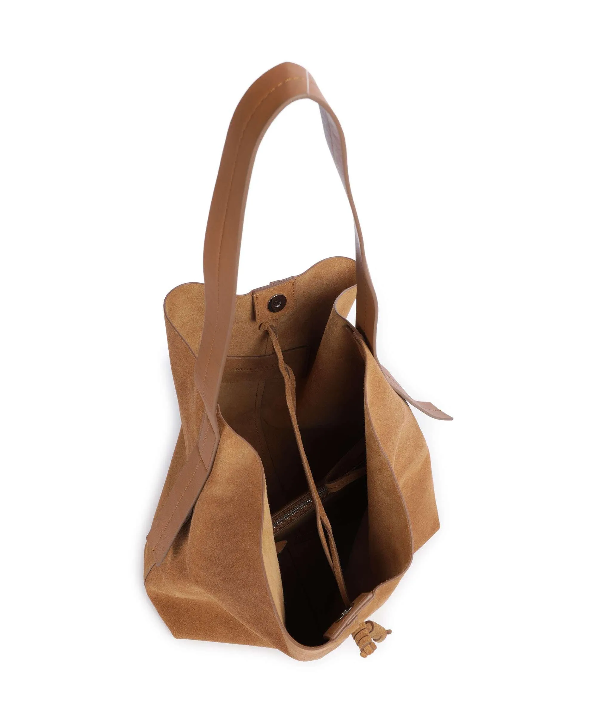  Marc O'Polo Borsa hobo pelle bovina ruvida camel  