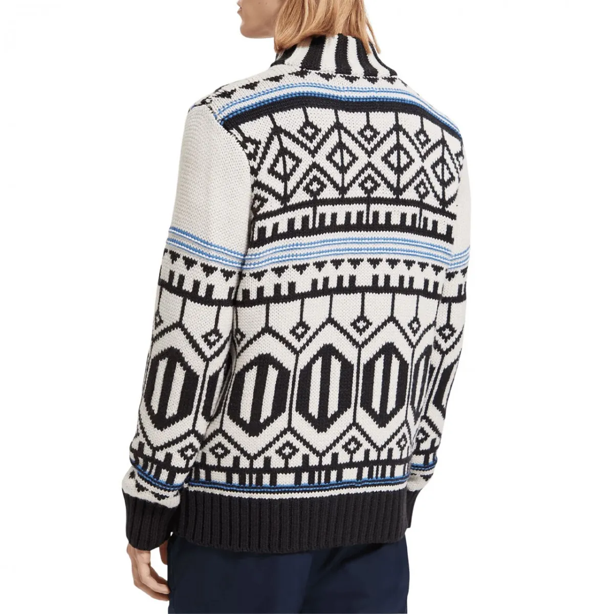 Maxi Cardigan Con Giacca Interna