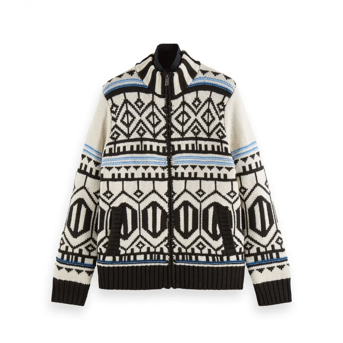 Maxi Cardigan Con Giacca Interna