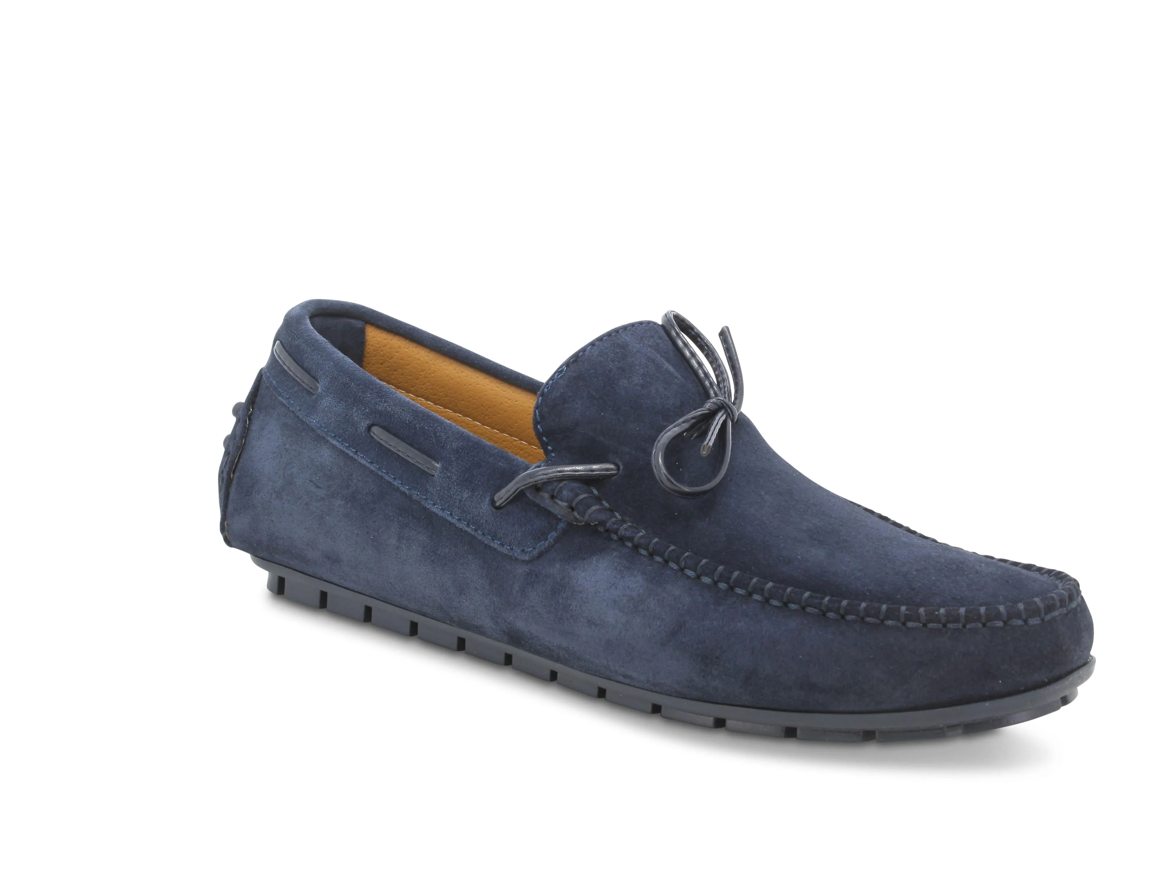 Melluso uomo mocassino estivo in camoscio