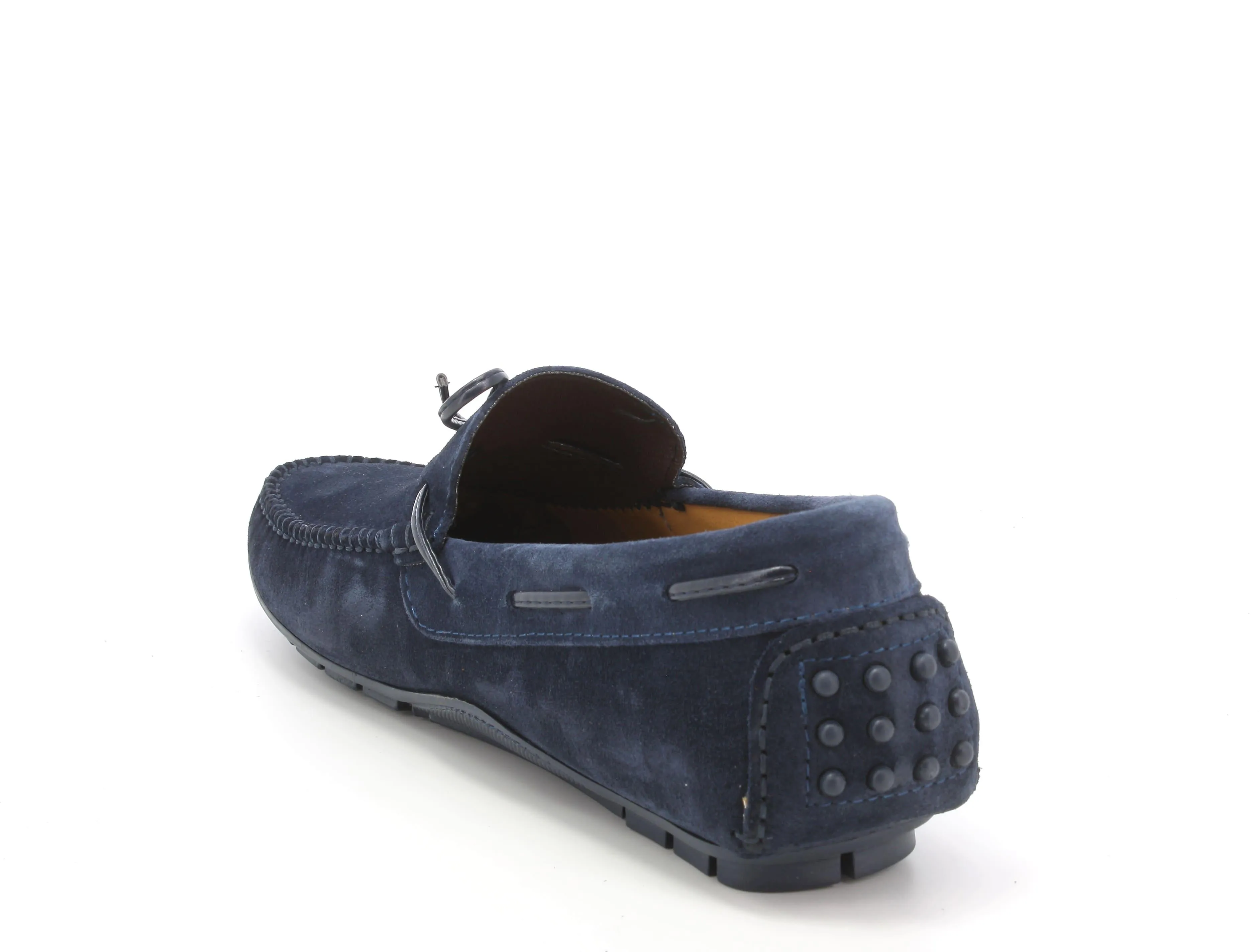 Melluso uomo mocassino estivo in camoscio