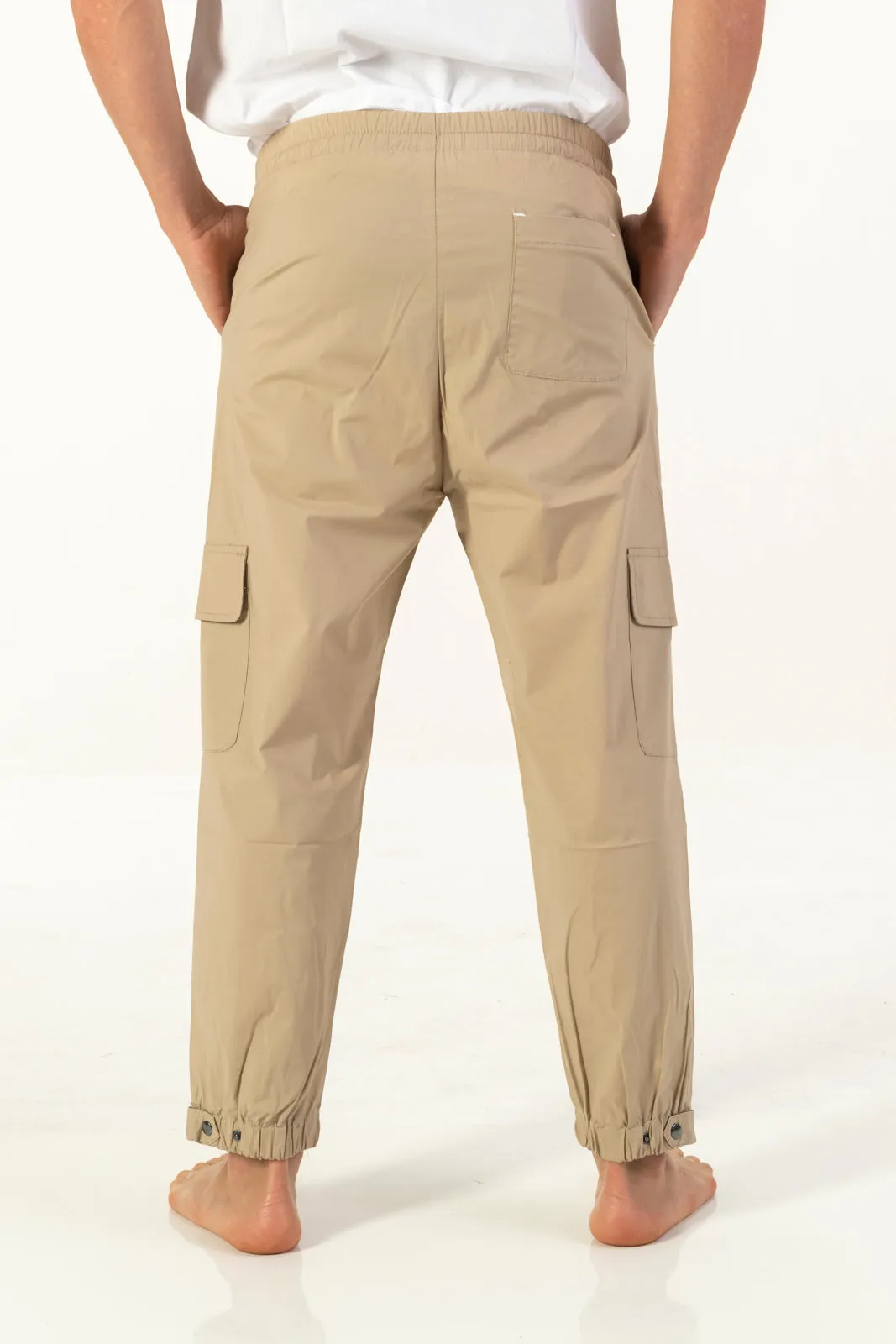 Mentore  Pantalaccio in cotone mentore sabbia  