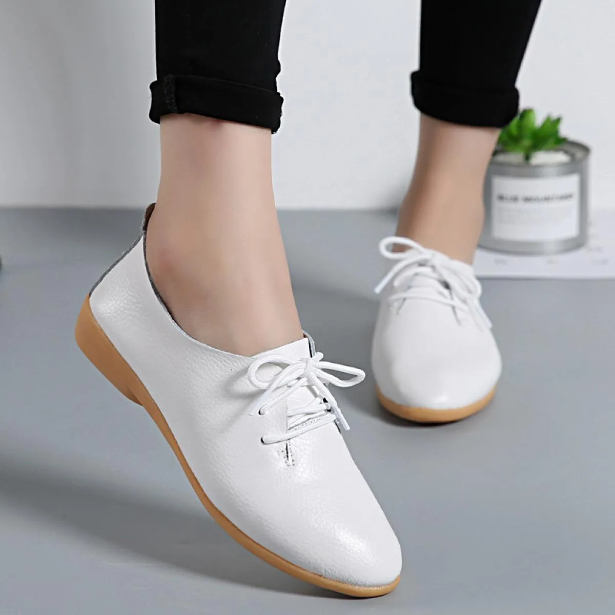 Mocassini casual da donna Mocassini casual Sneakers moda Scarpe casual da donna Scarpe da donna primavera autunno Scarpe morbide