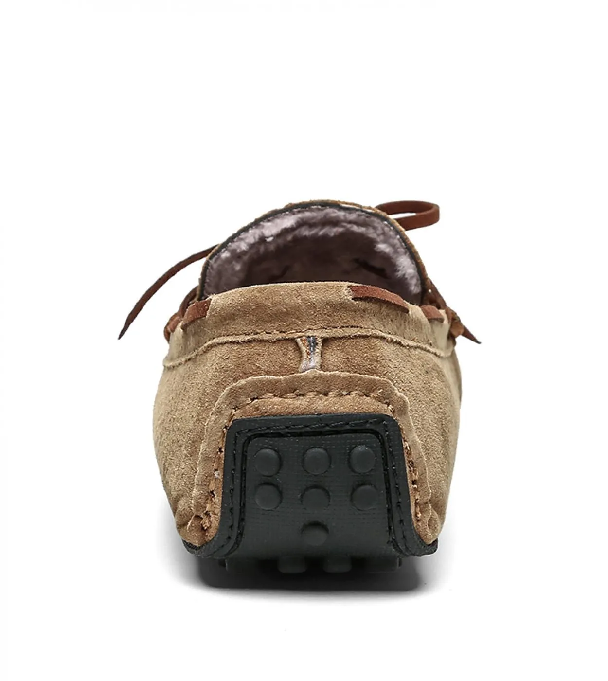 Mocassini da uomo in pelle scamosciata Scarpe da guida Mocassini da uomo in pelle scamosciata Inverno Inverno Caldo Casual