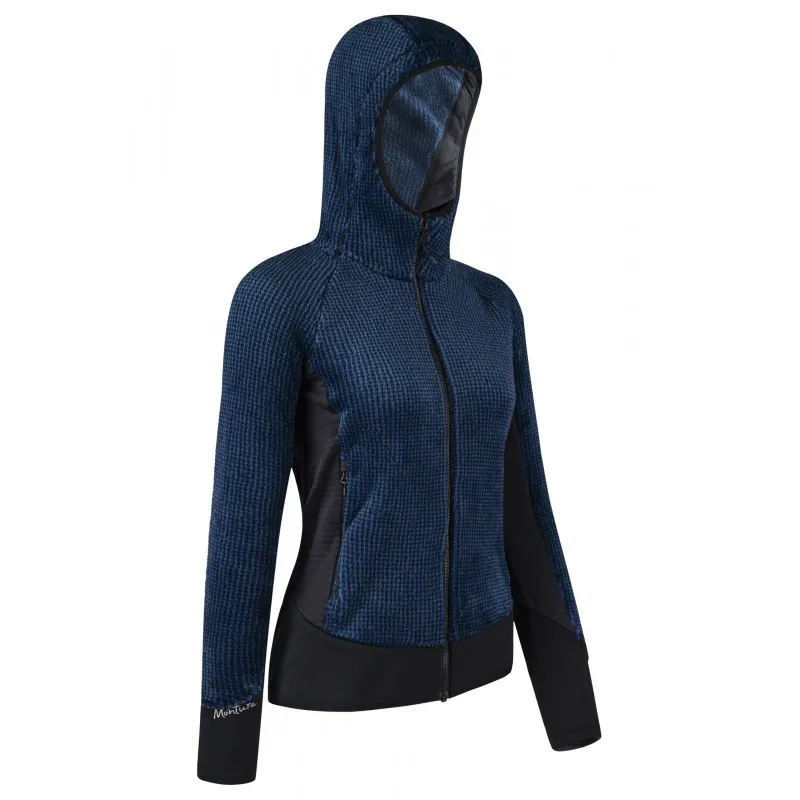 MONTURA REMIX FLEECE JACKET WOMAN DEEP BLUE