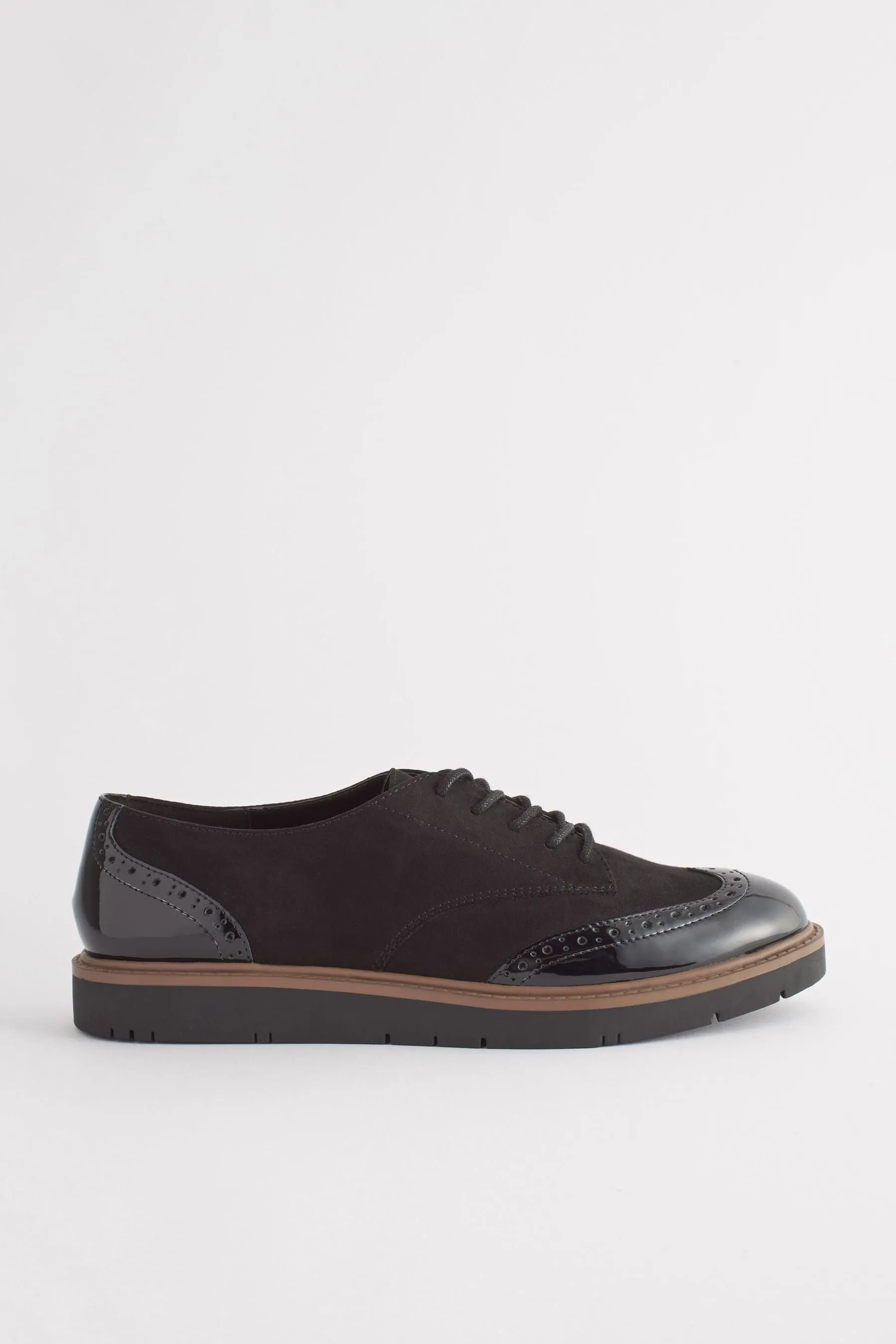 Nero  - Forever Comfort® - Scarpe con suola spessa Pizzo brogue