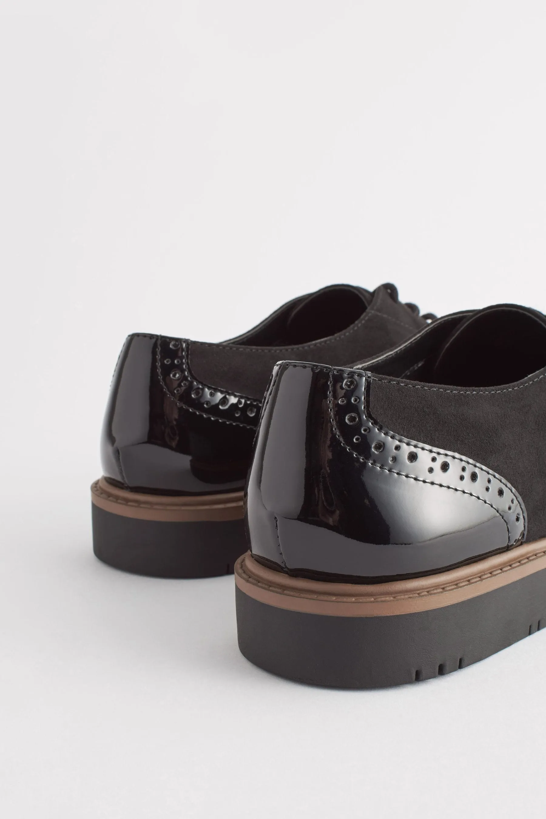 Nero  - Forever Comfort® - Scarpe con suola spessa Pizzo brogue