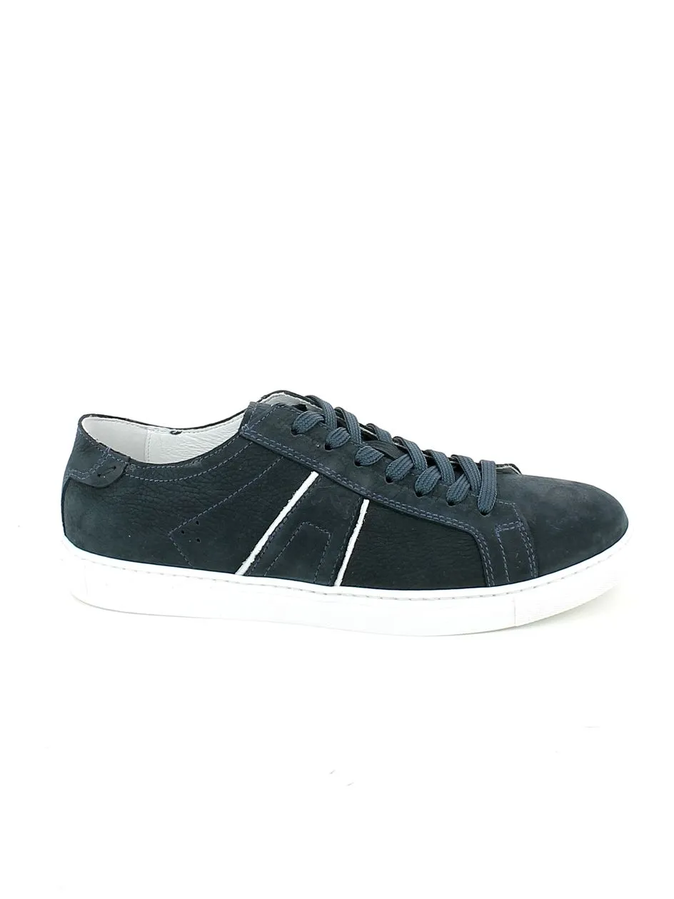 NeroGiardini  Sneaker in nabuk blu 