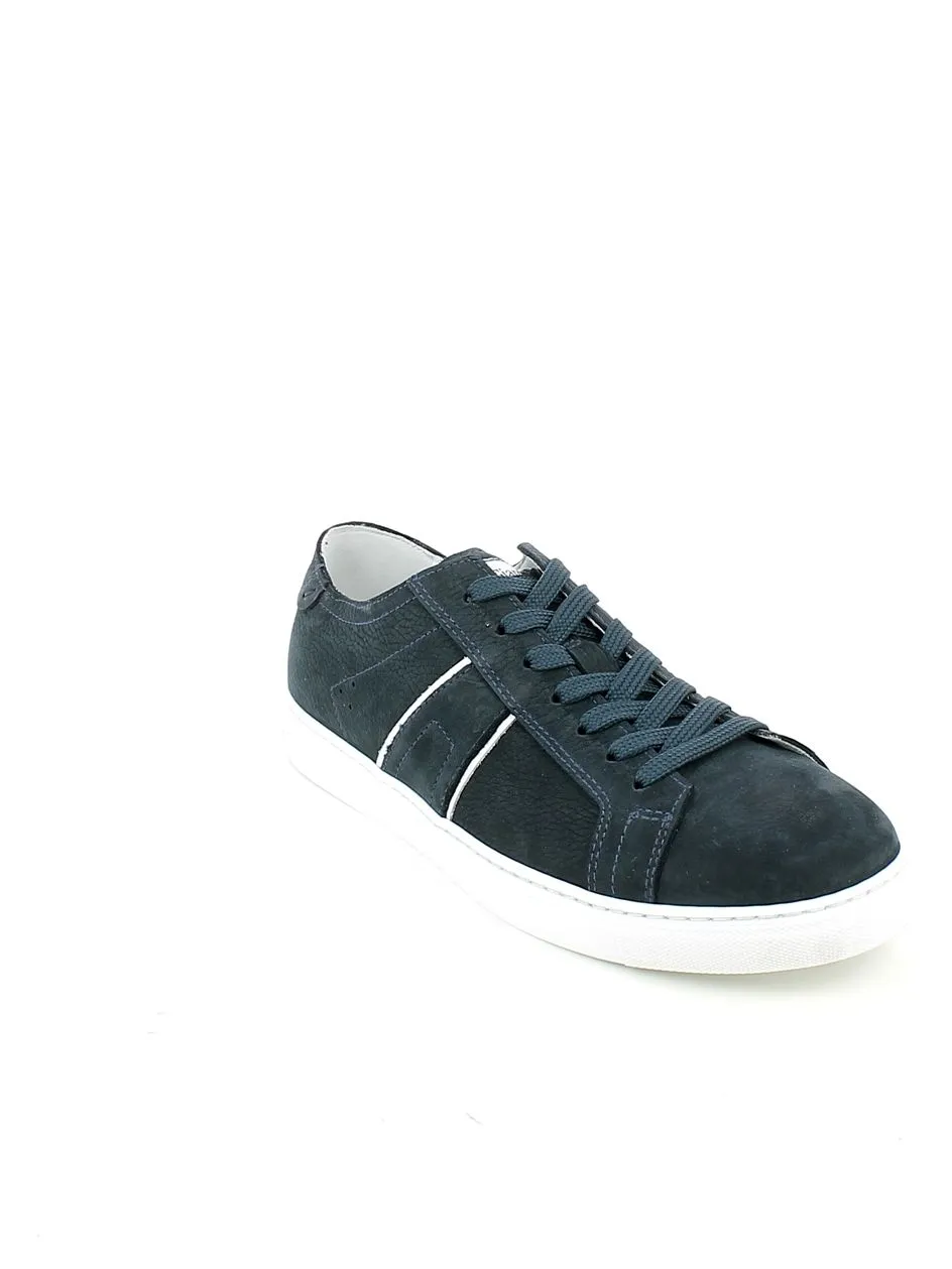 NeroGiardini  Sneaker in nabuk blu 