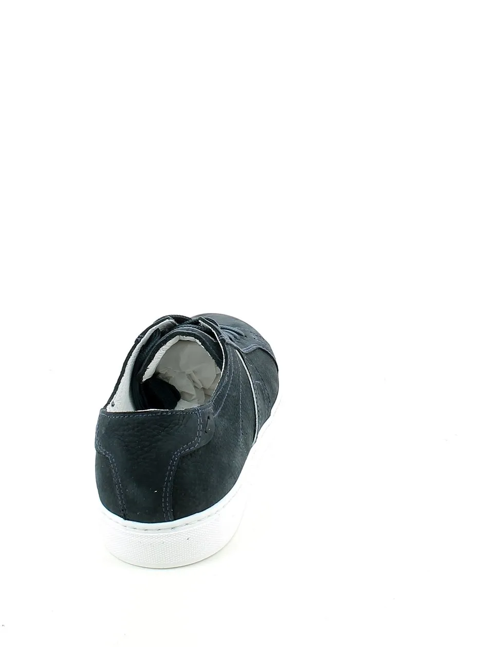 NeroGiardini  Sneaker in nabuk blu 