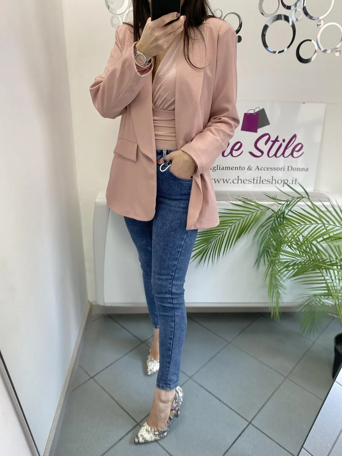 NEW Jeans skinny lavaggio medio push up