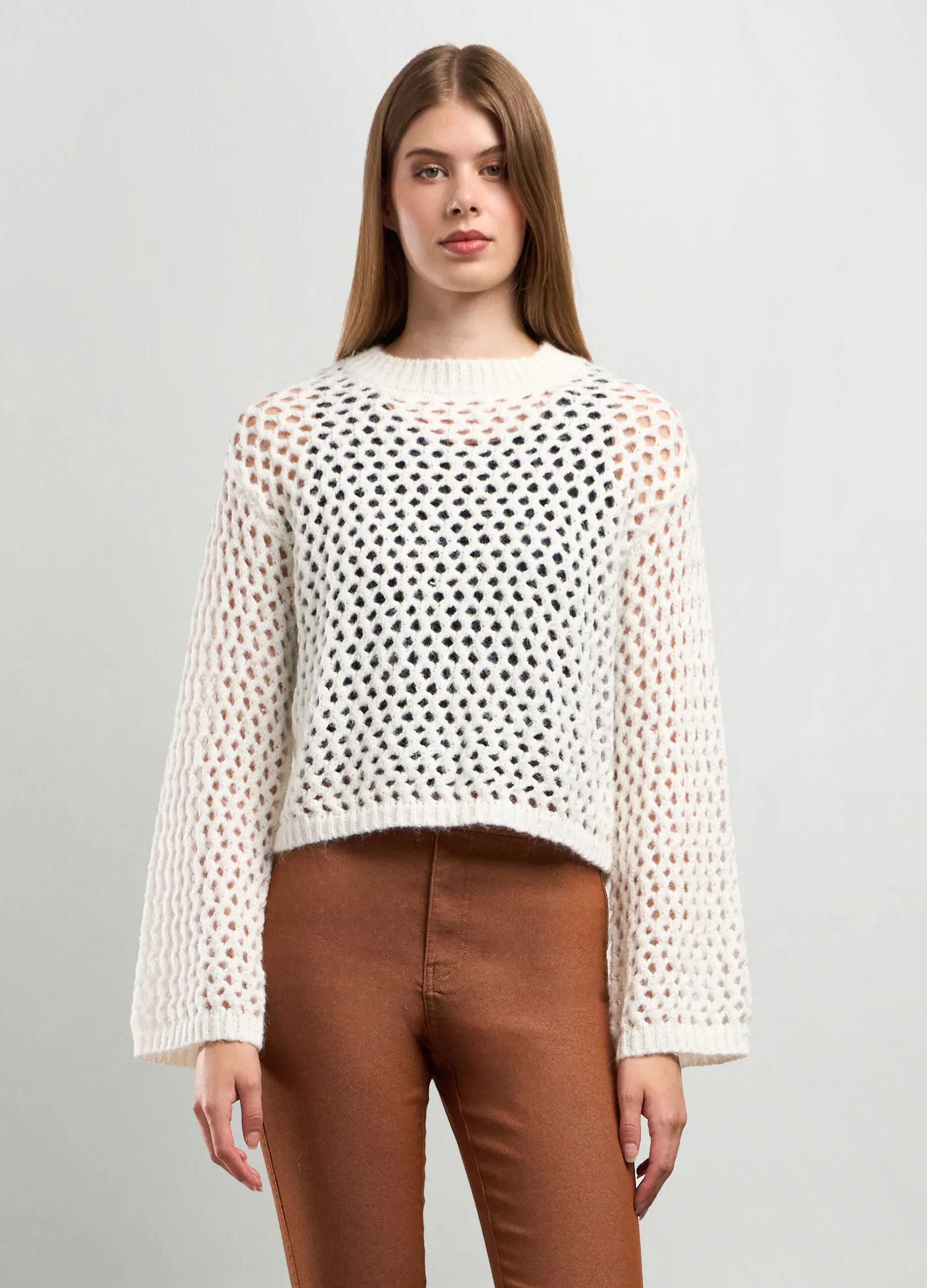 NICE & CHIC  Tricot con lavorazione traforata donna