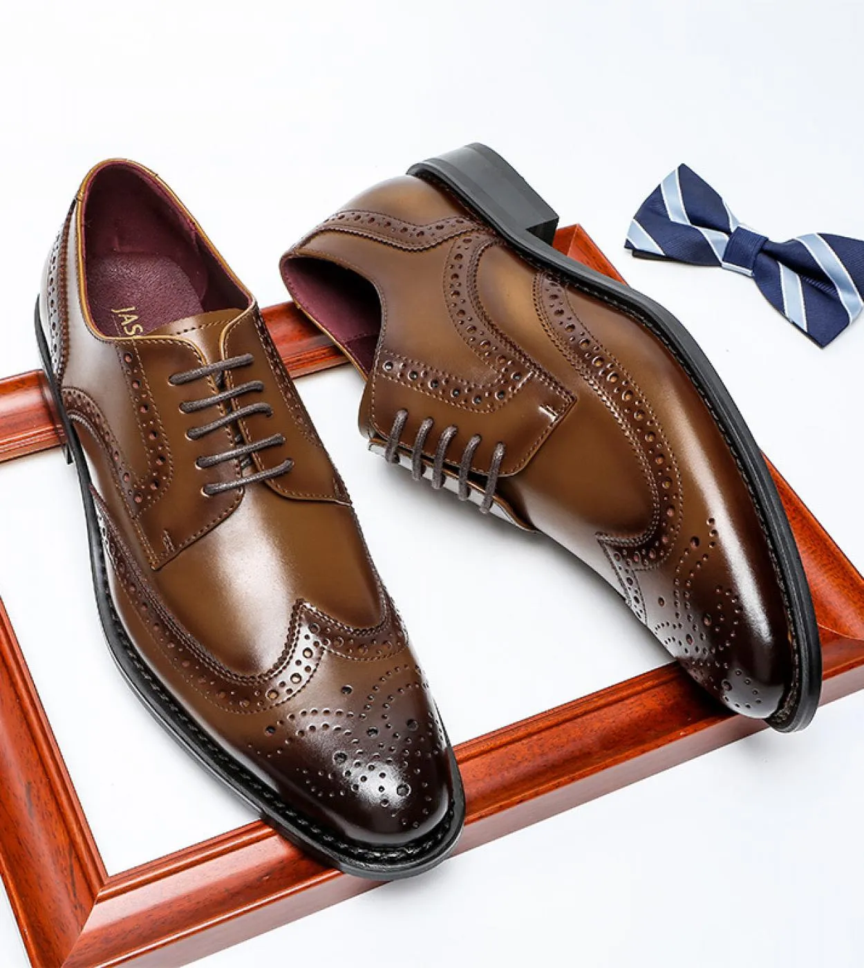 Nuovi uomini daffari scarpe brogue in pelle casual scarpe eleganti da uomo gentiluomo scarpe eleganti da uomo oxford da uomo Br