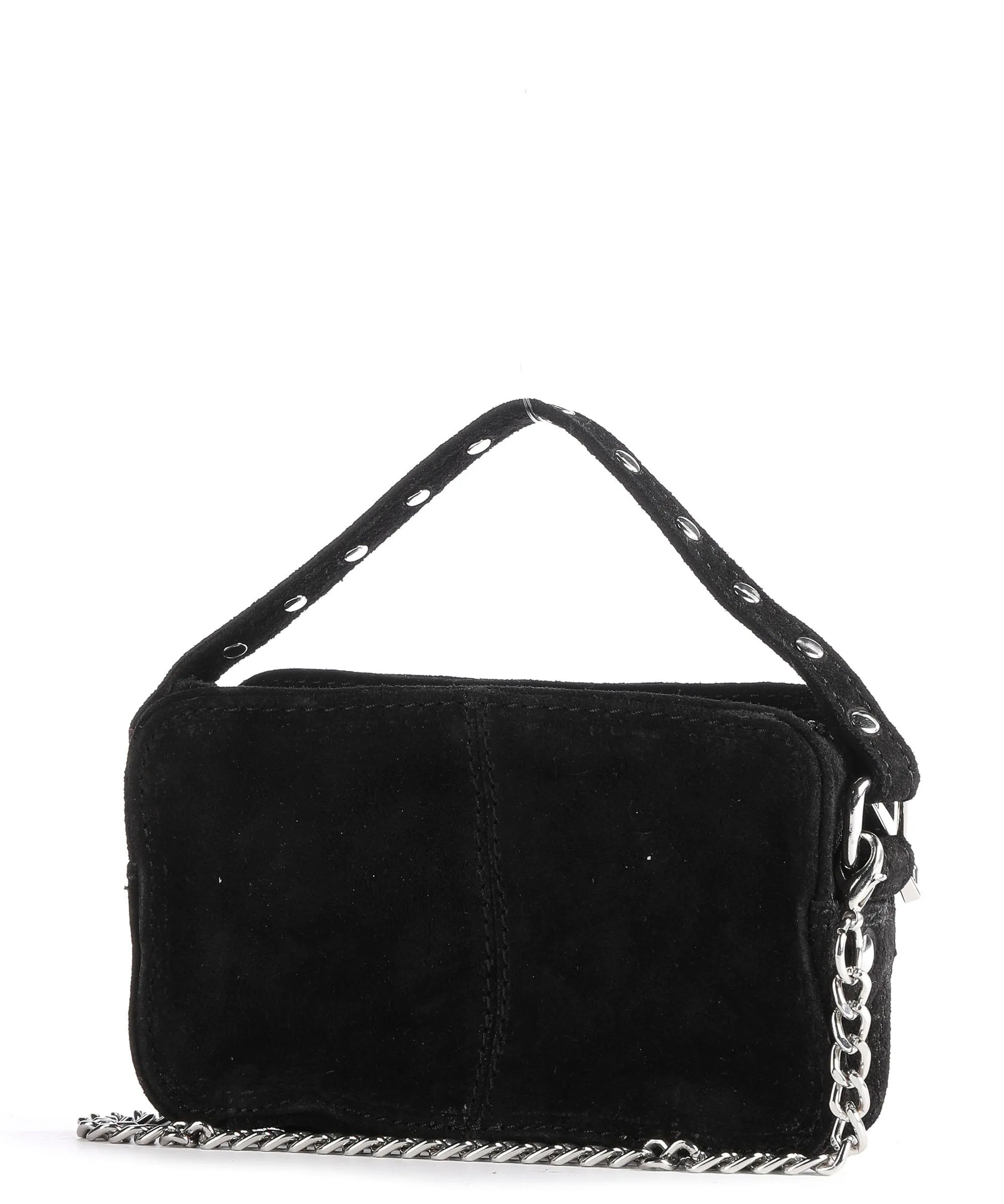  Núnoo Suede Helena Borsa a tracolla pelle ruvida nero  