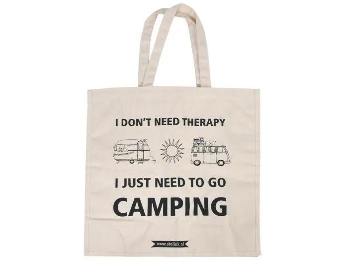 Obelink borsa in tela Don't need therapy