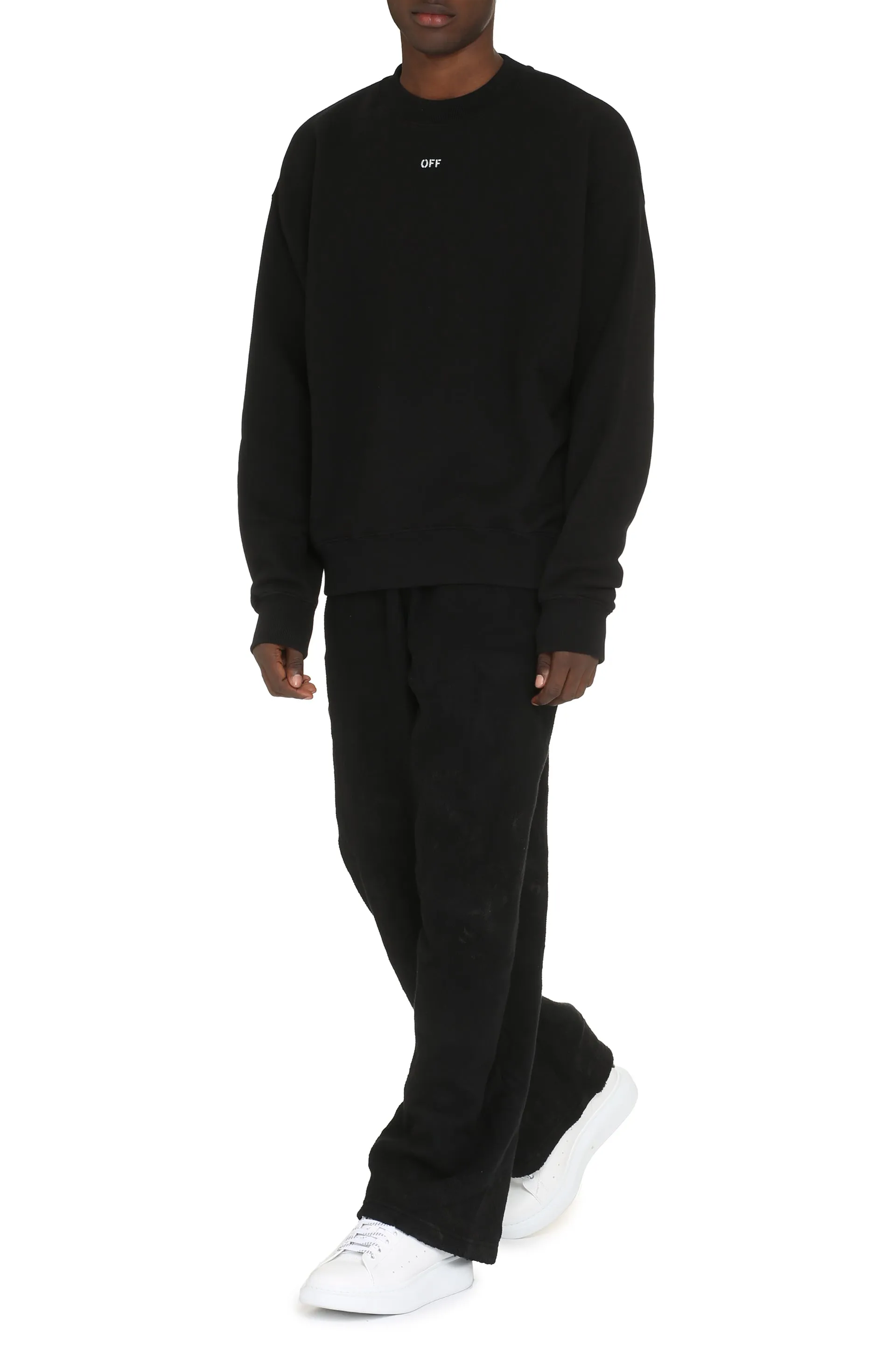 Off-White Felpa girocollo in cotone