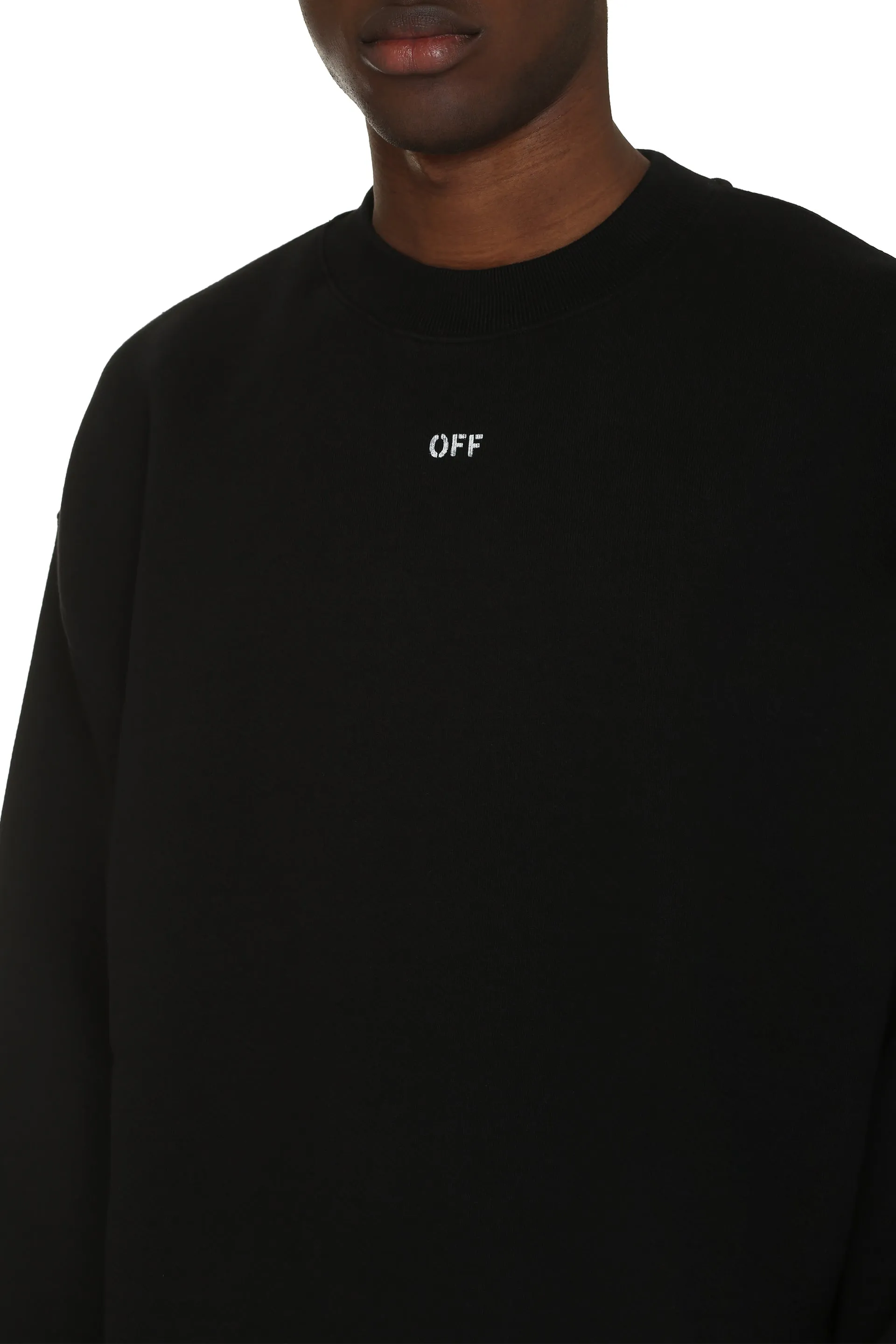 Off-White Felpa girocollo in cotone