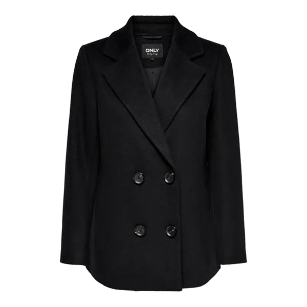 ONLY - Cappotto doppio petto donna in lana