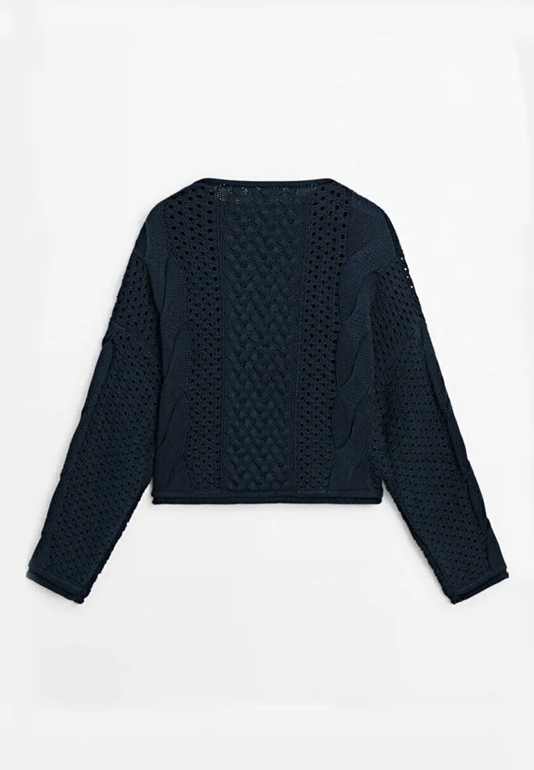 OPEN-WITH BUTTON DETAIL - Maglione