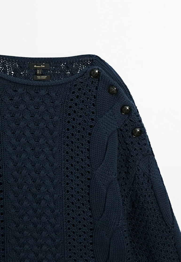 OPEN-WITH BUTTON DETAIL - Maglione