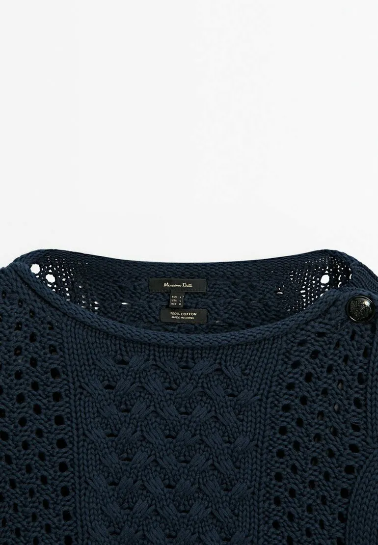 OPEN-WITH BUTTON DETAIL - Maglione