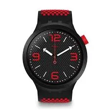 Orologio Swatch BIG BOLD BBNEON Nero e Rosso -  SO27N102