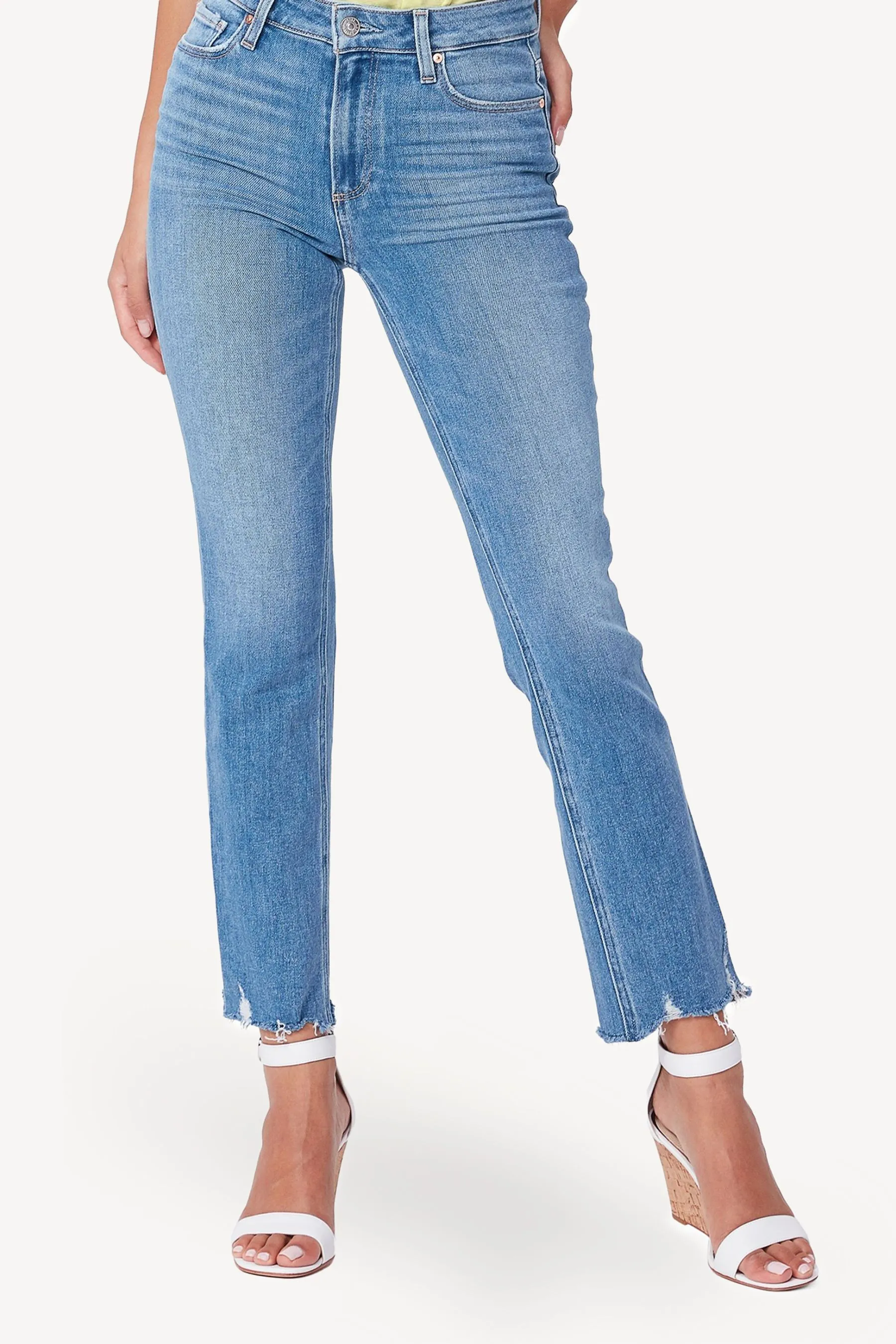 Paige - Cindy - Jeans retti a vita alta    