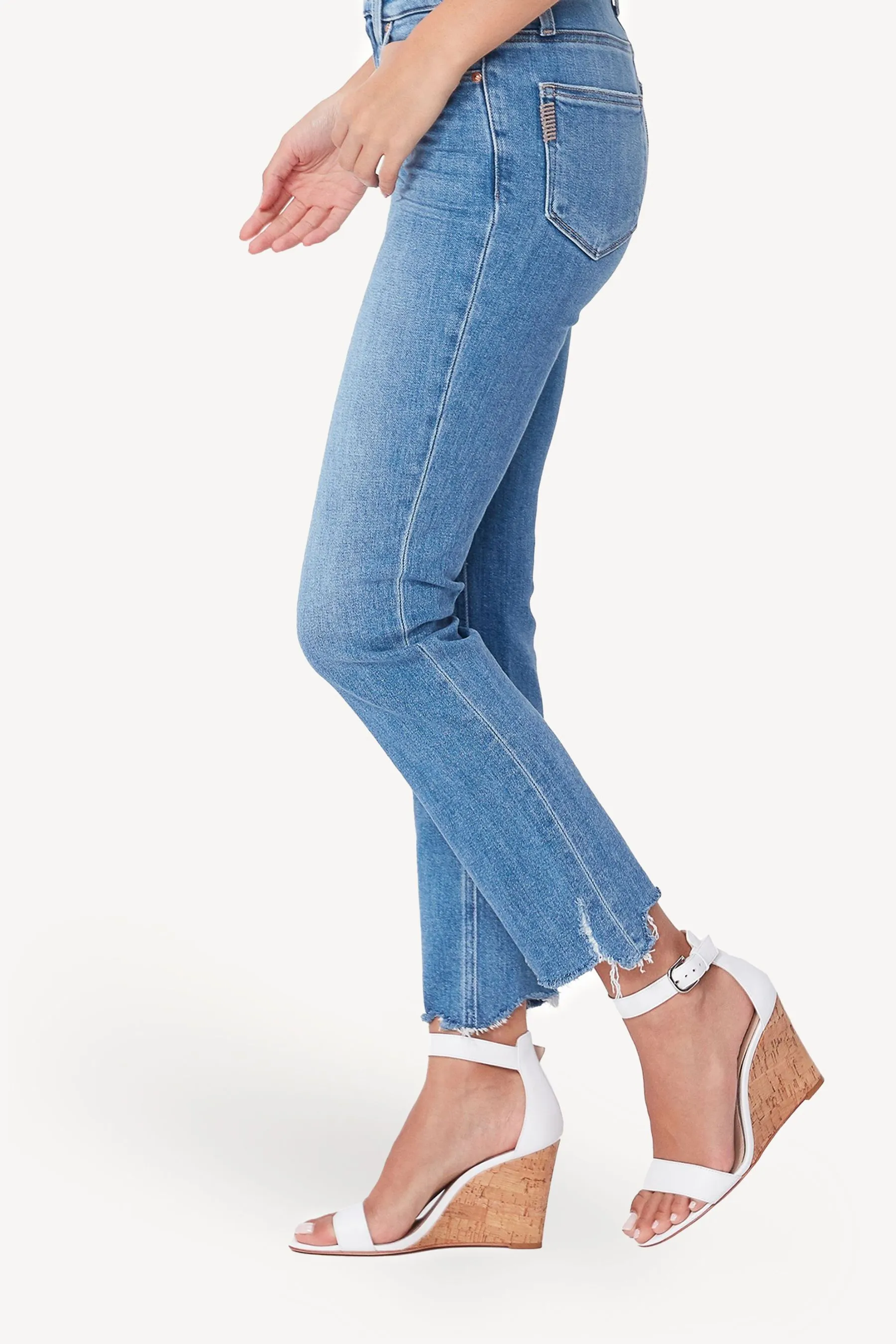 Paige - Cindy - Jeans retti a vita alta    