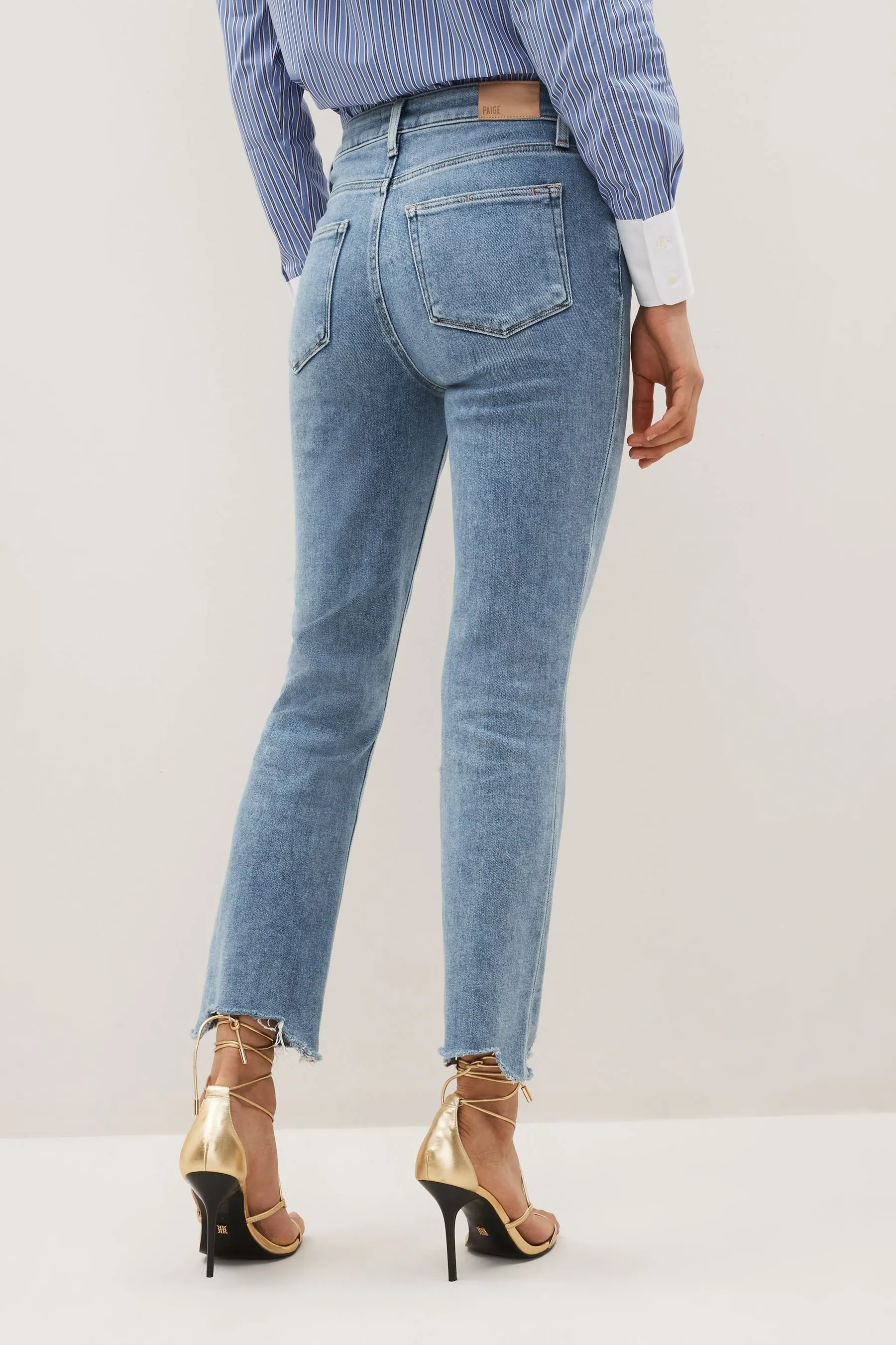 Paige - Cindy - Jeans retti a vita alta    