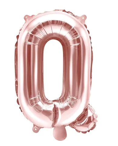 Palloncino foil Q oro rosa 35cm