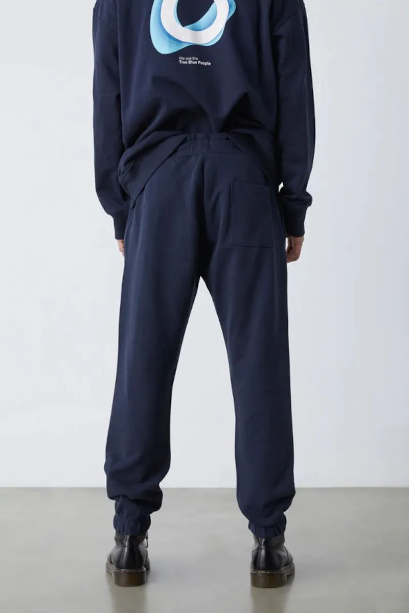 Pantalone in felpa uomo Blu
