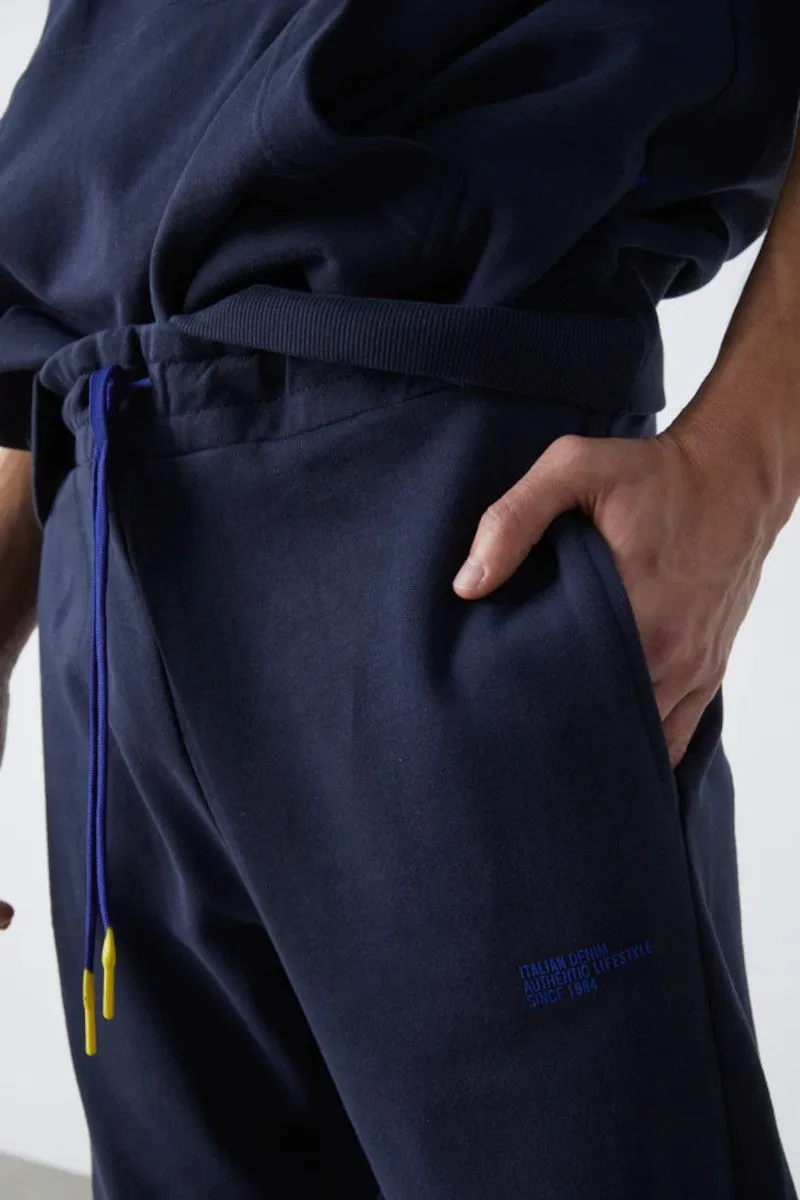 Pantalone in felpa uomo Blu