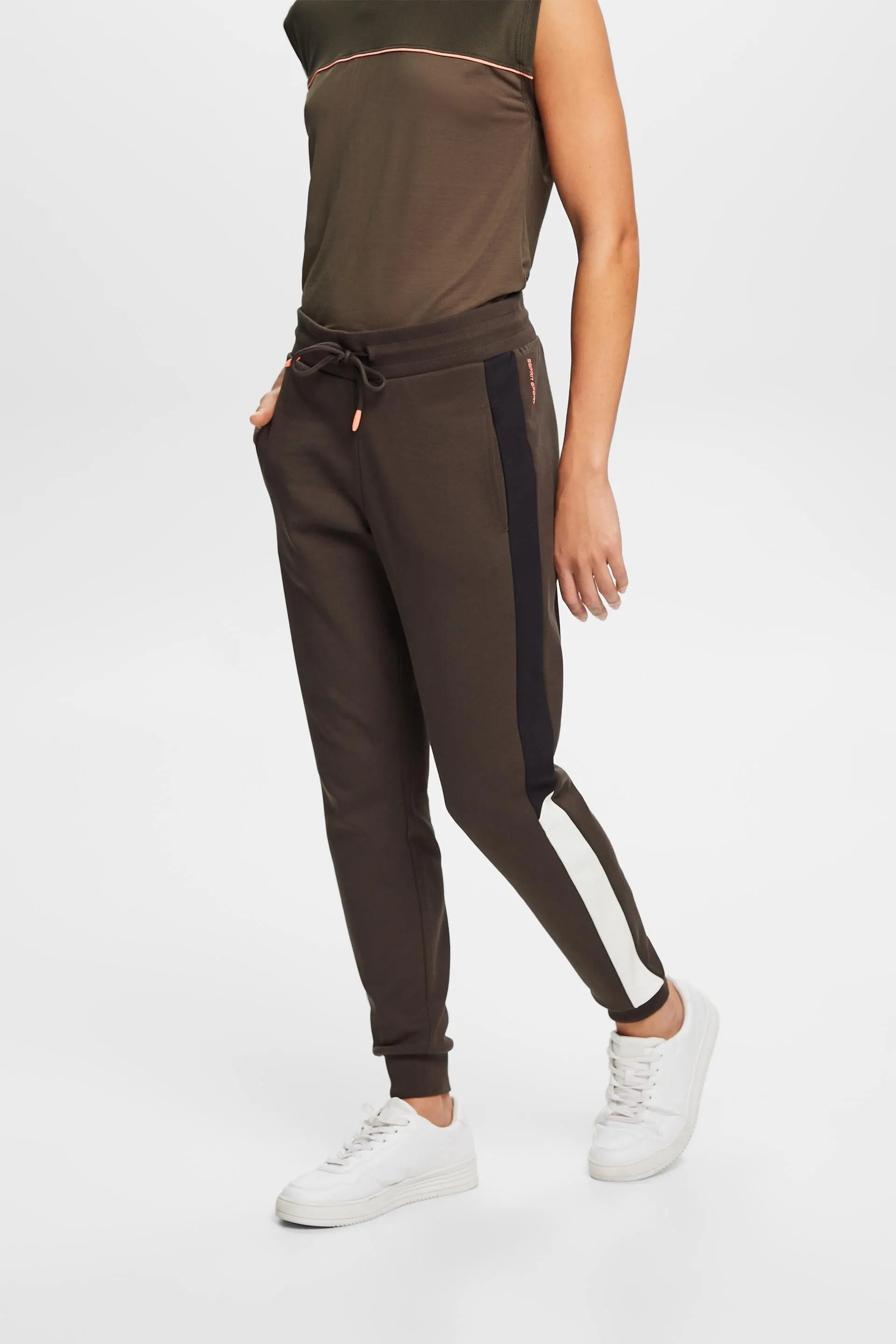 Pantaloni da jogging stretti in misto cotone