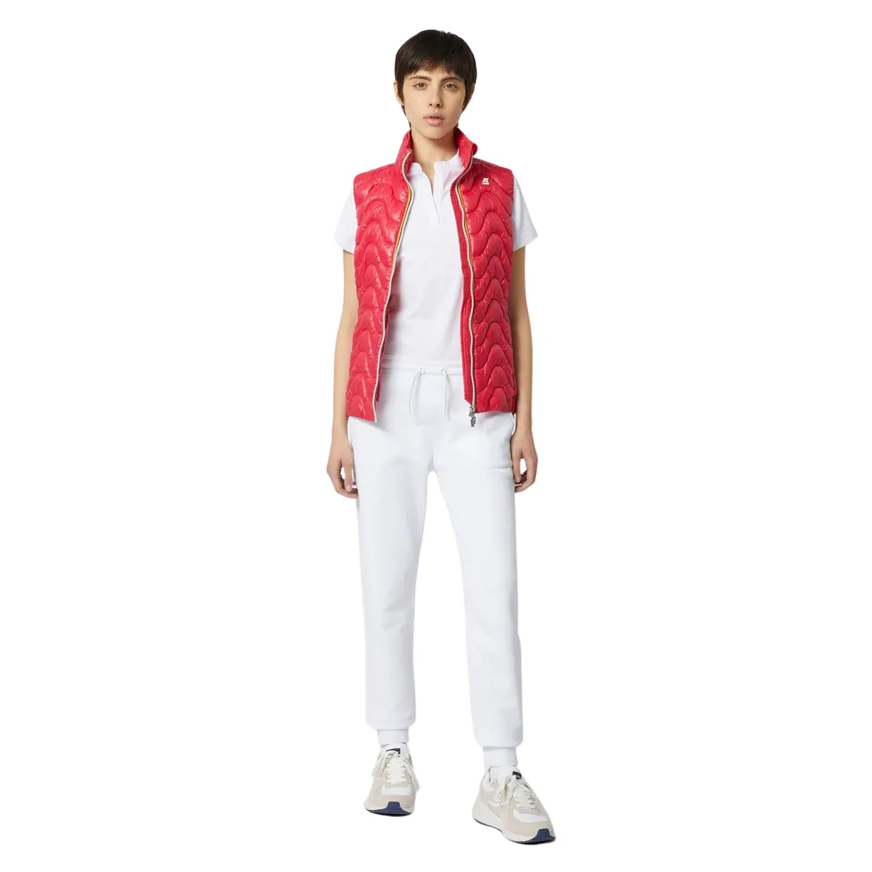 Pantaloni Donna K-Way Ginevra Bianco