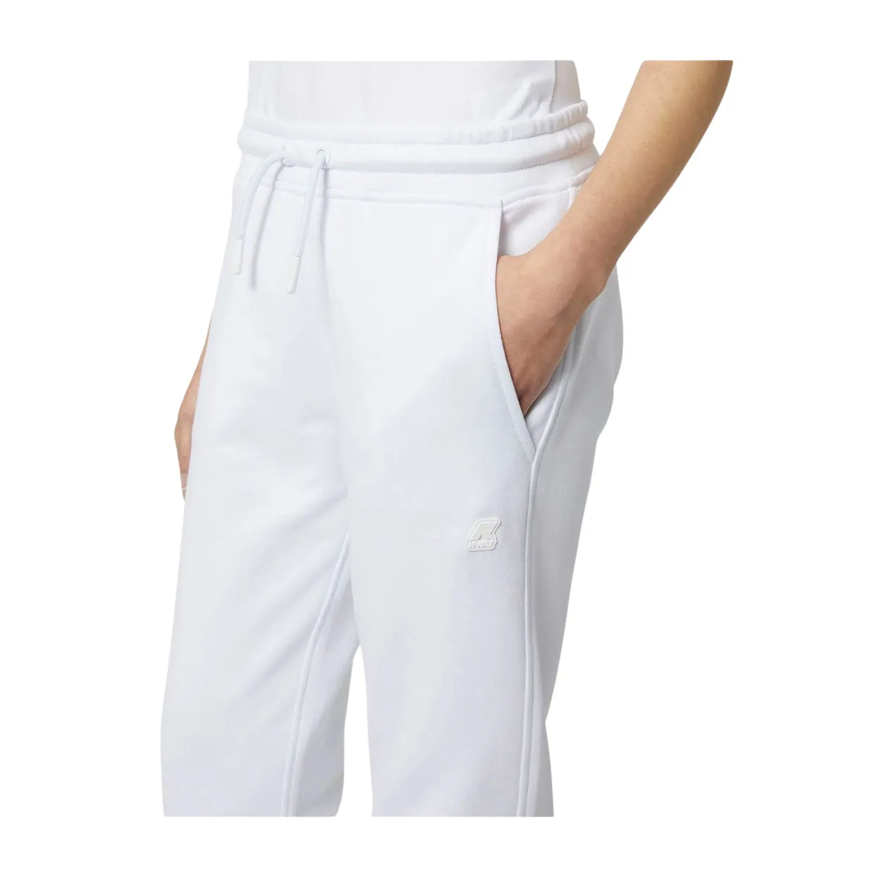 Pantaloni Donna K-Way Ginevra Bianco