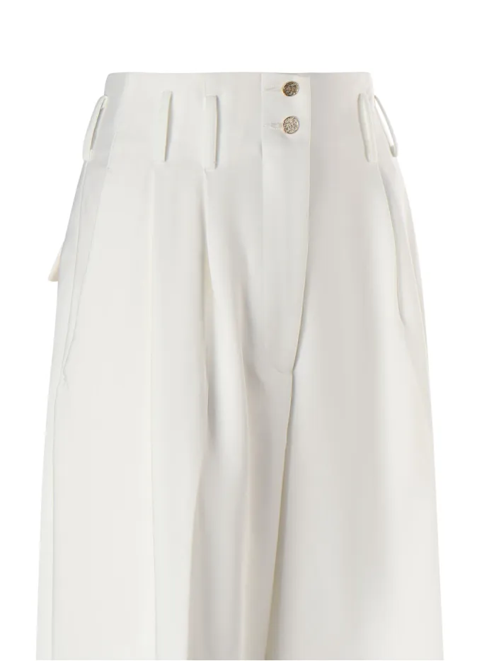 PANTALONI DRITTI A VITA ALTA