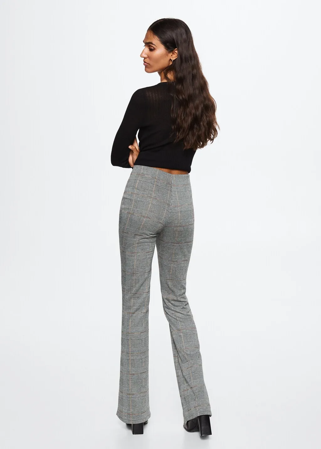 Pantaloni flare stampati