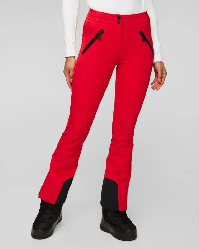 Pantaloni rossi da sci da donna Toni Sailer Ella