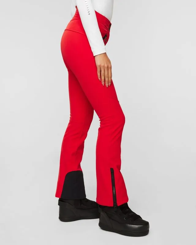 Pantaloni rossi da sci da donna Toni Sailer Ella