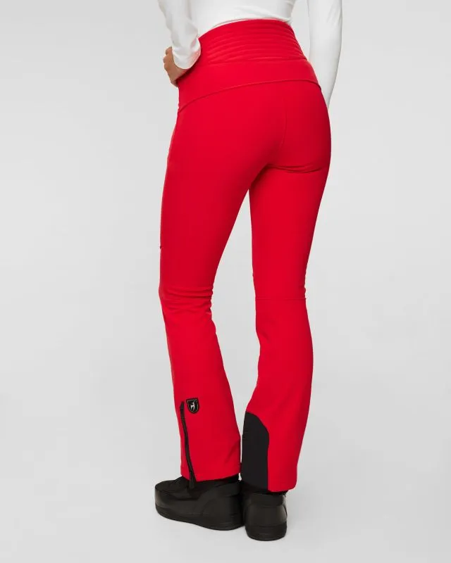 Pantaloni rossi da sci da donna Toni Sailer Ella