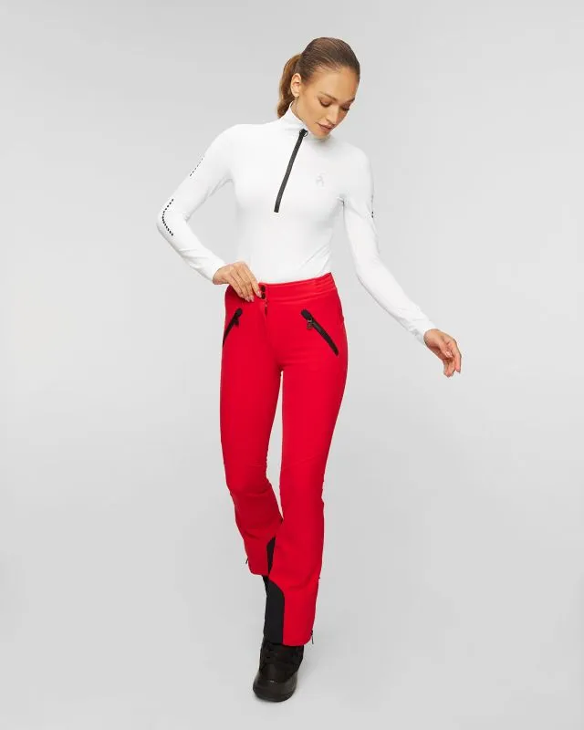 Pantaloni rossi da sci da donna Toni Sailer Ella