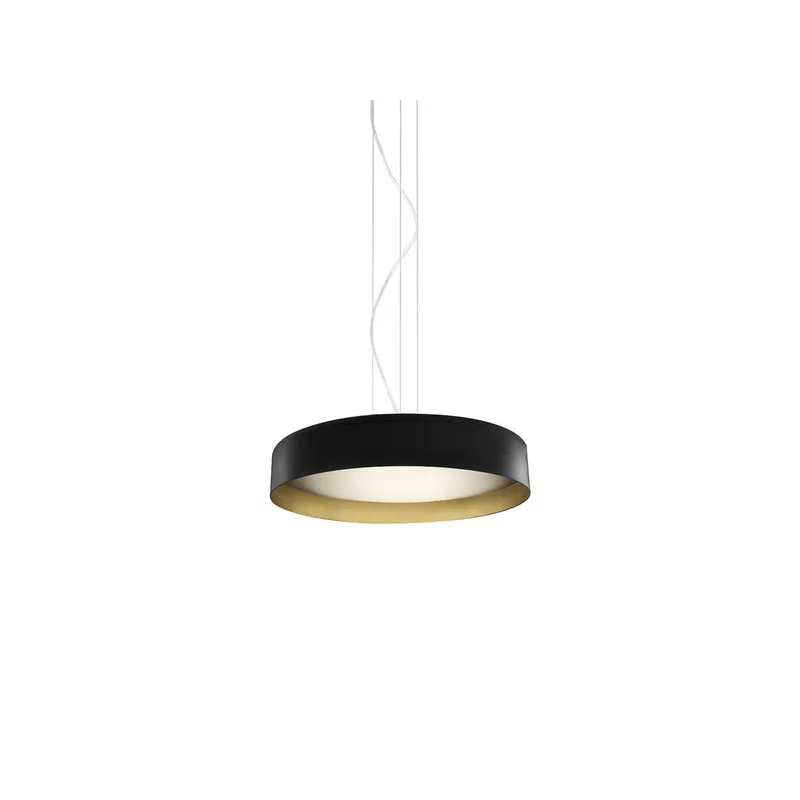 Panzeri luce Ginevra - lampada a sospensione nero/oro - 50cm